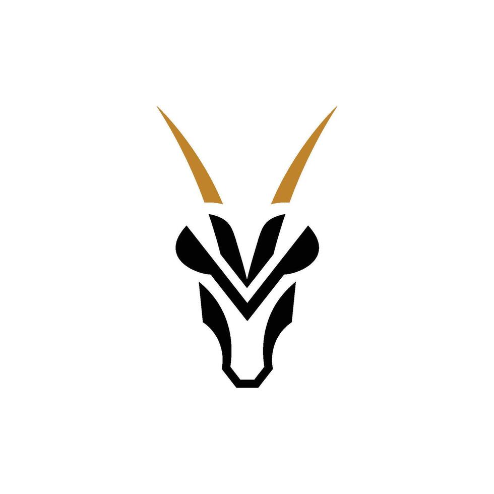 Deer Logo Line vector