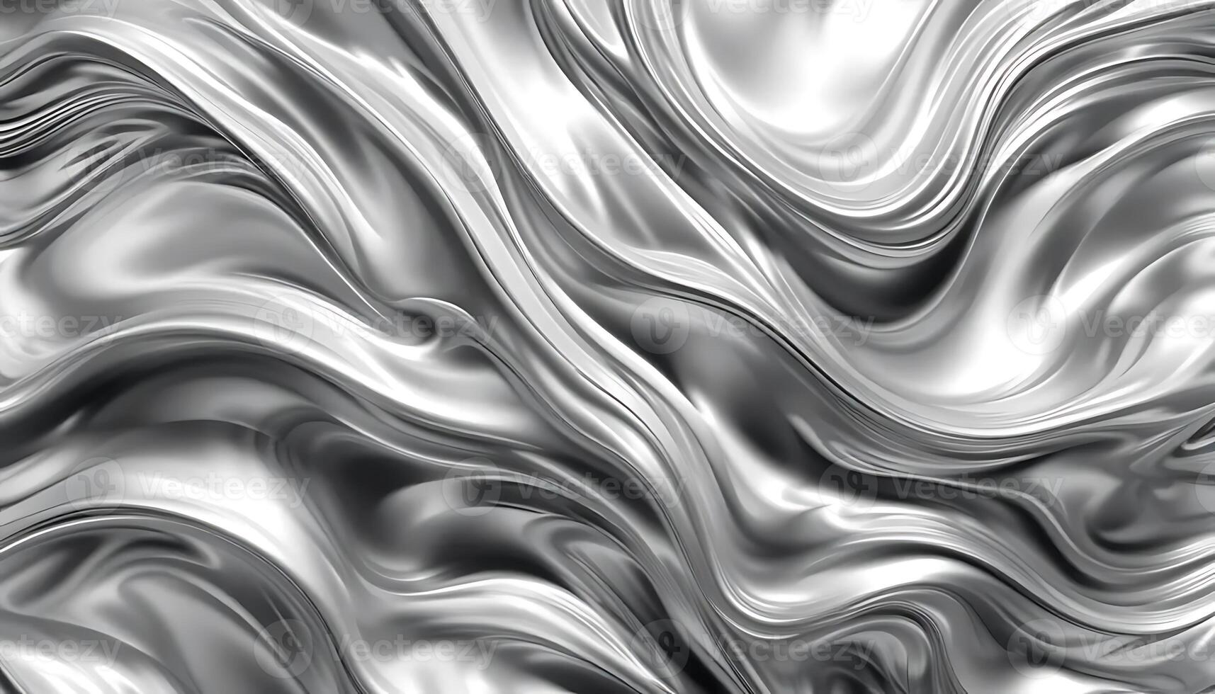 Abstract Metallic Liquid Flow photo