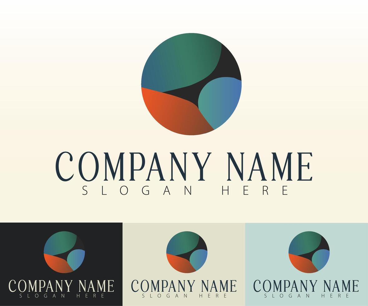 A logo featuring a unique orb-like design concept. vector