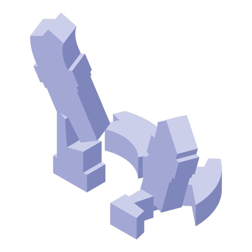 Falling social media marketing strategy as a broken thumbs down symbol vector