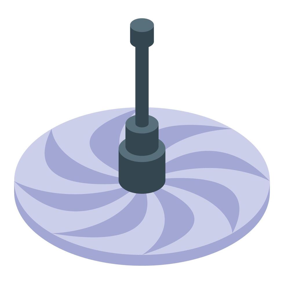 Magnetic stirrer mixing solution in laboratory experiment vector