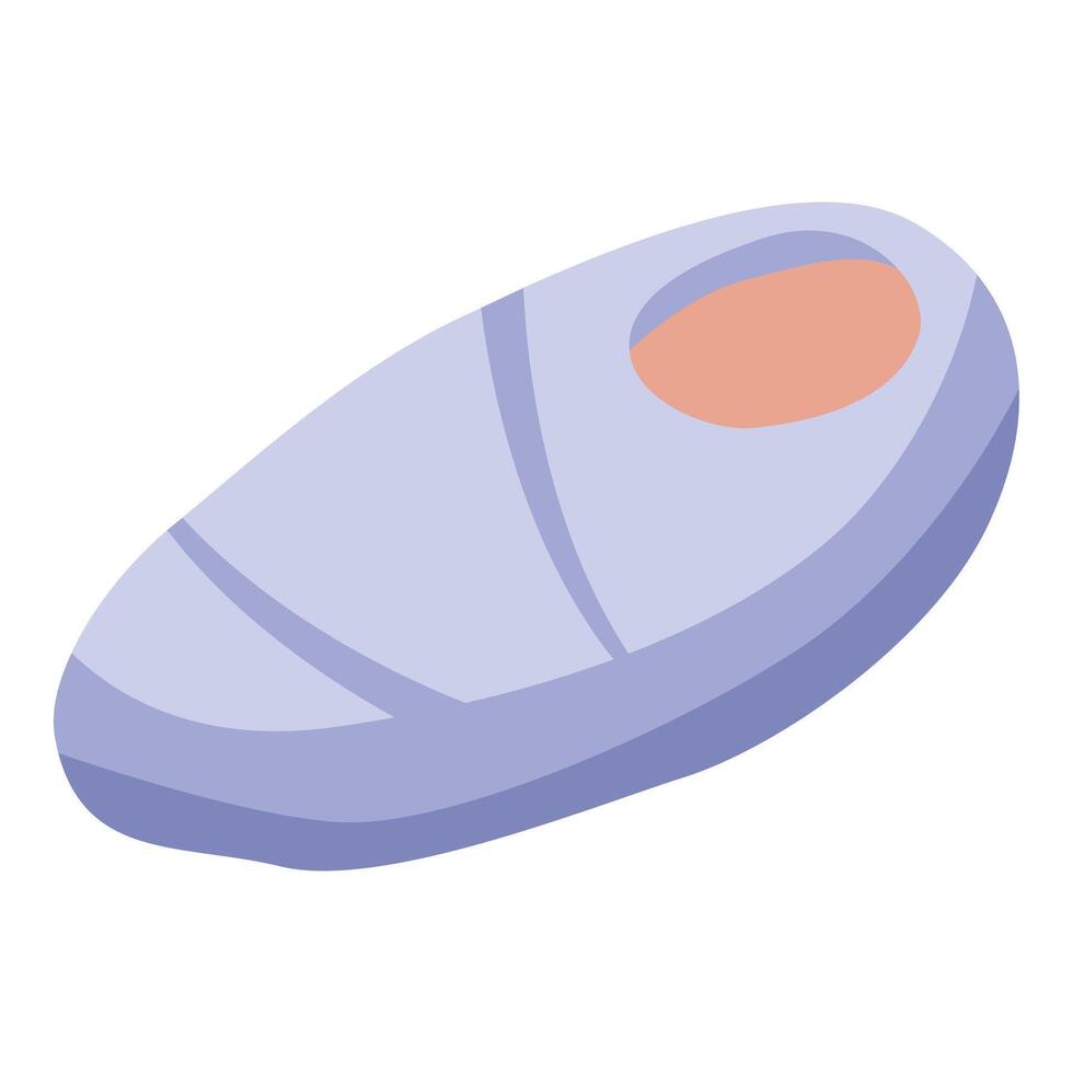 Baby sleeping bag providing comfort and warmth for peaceful sleep vector