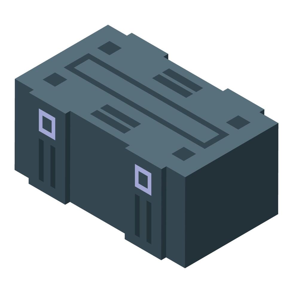 Power supply unit converting ac to dc for computer components vector