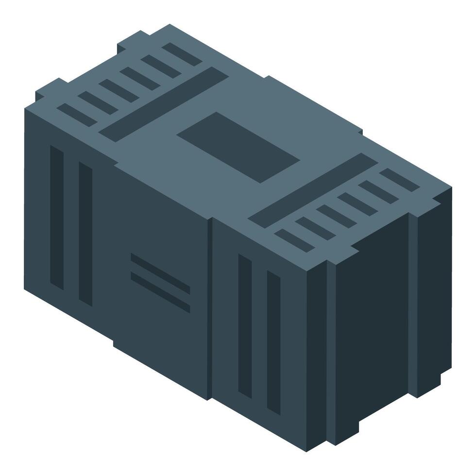 Electrical power supply unit converting ac to dc for computer vector