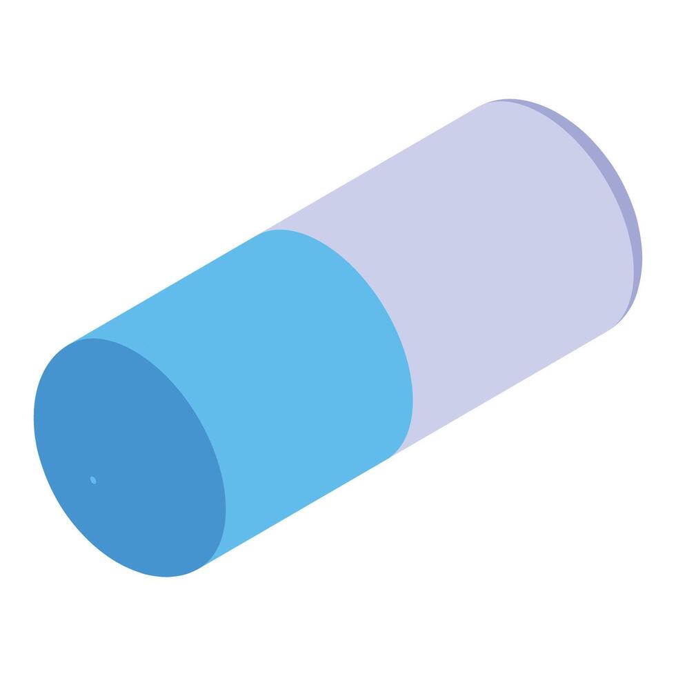 Blue and purple smart speaker cylinder playing music vector