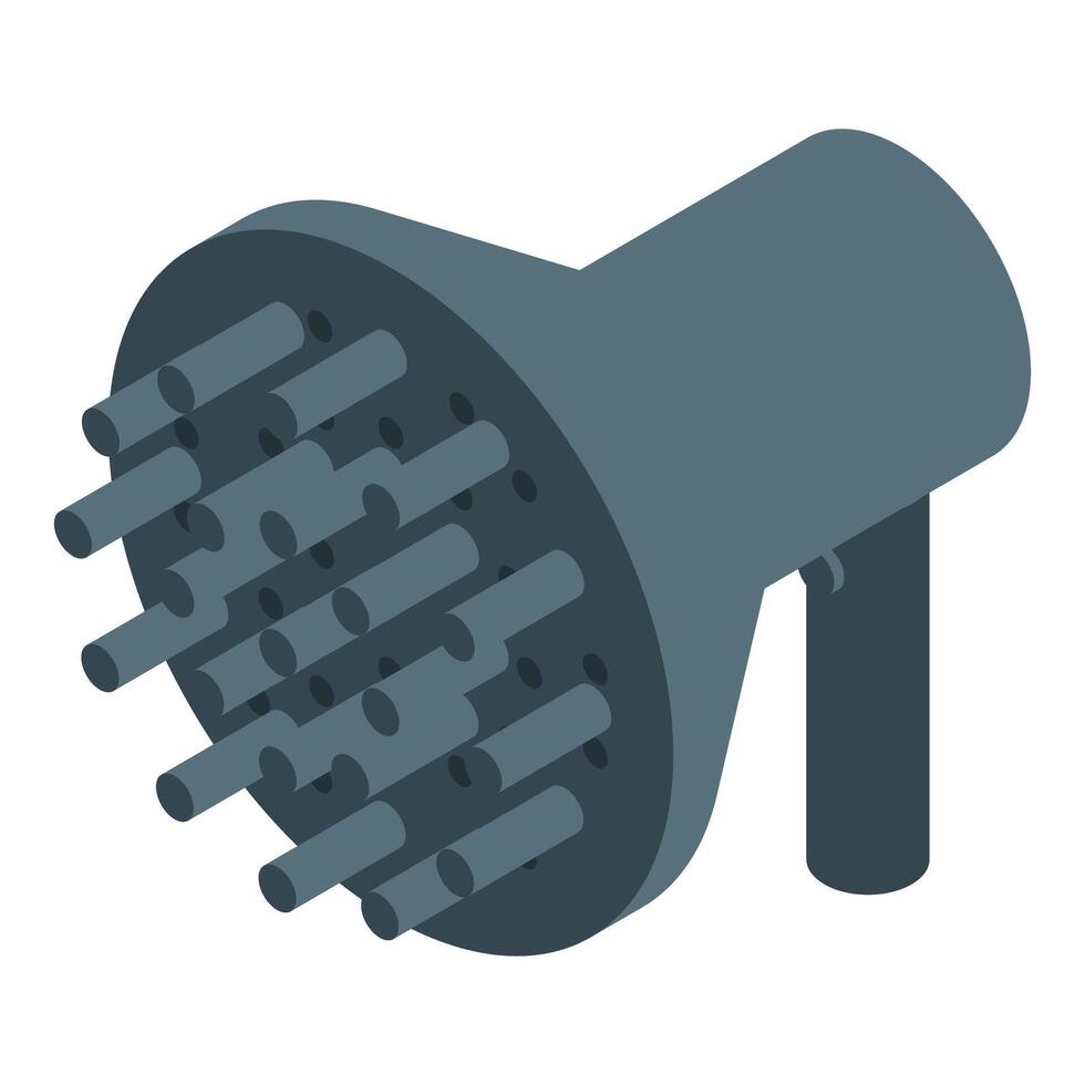 Multiple small pipes forming a larger megaphone announcing important information vector