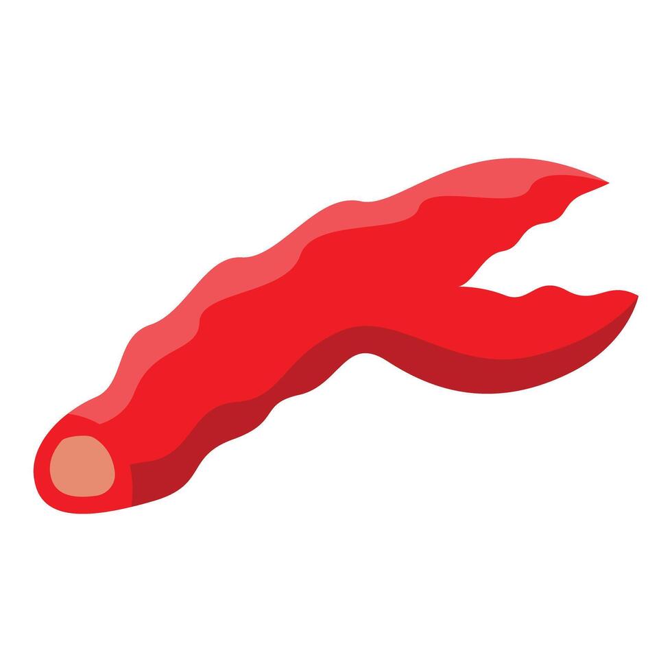 Red lobster claw representing seafood cuisine and fine dining vector
