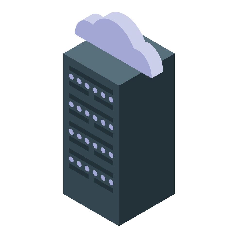 Cloud computing server managing big data storage vector