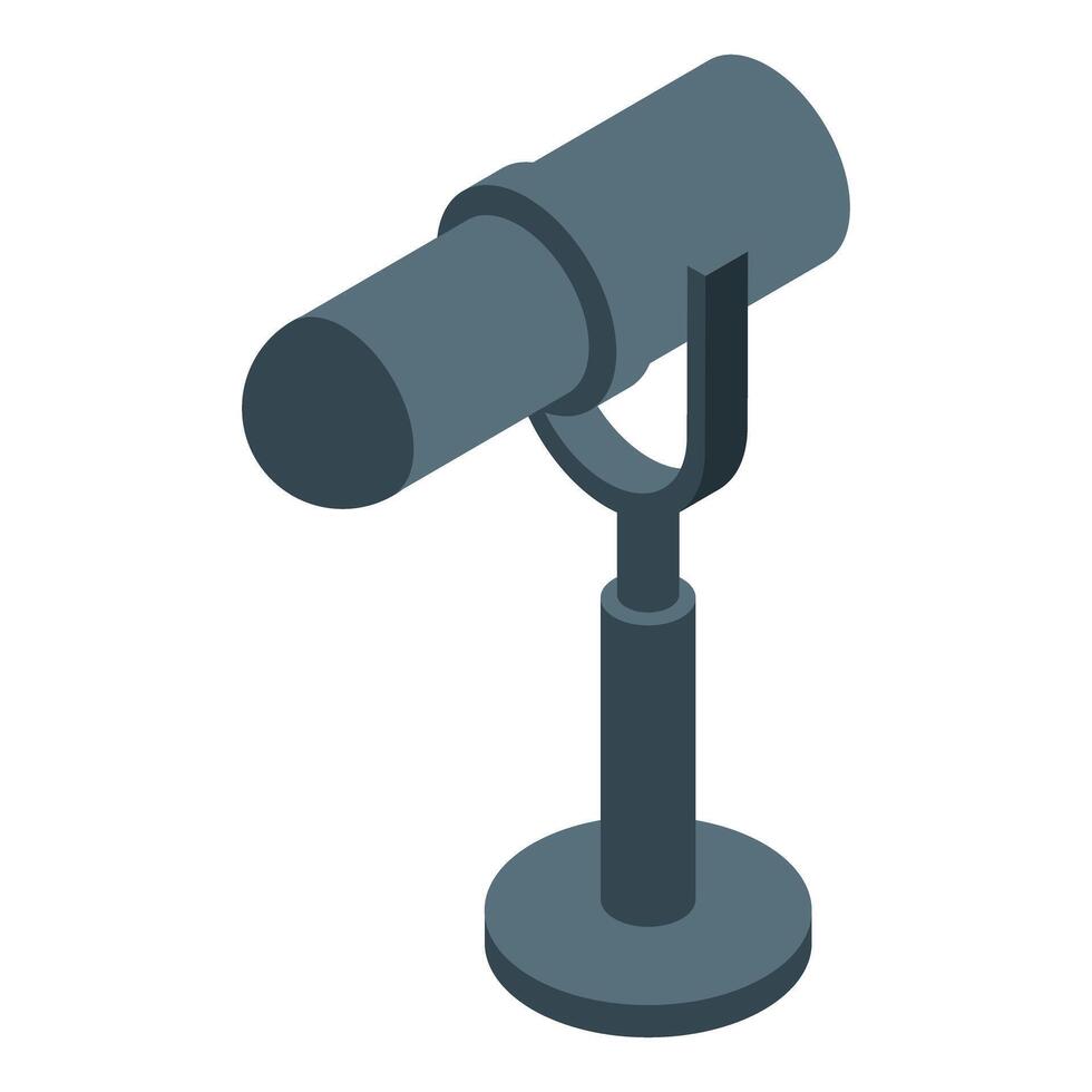 Studio microphone standing on a metal stand for recording audio vector