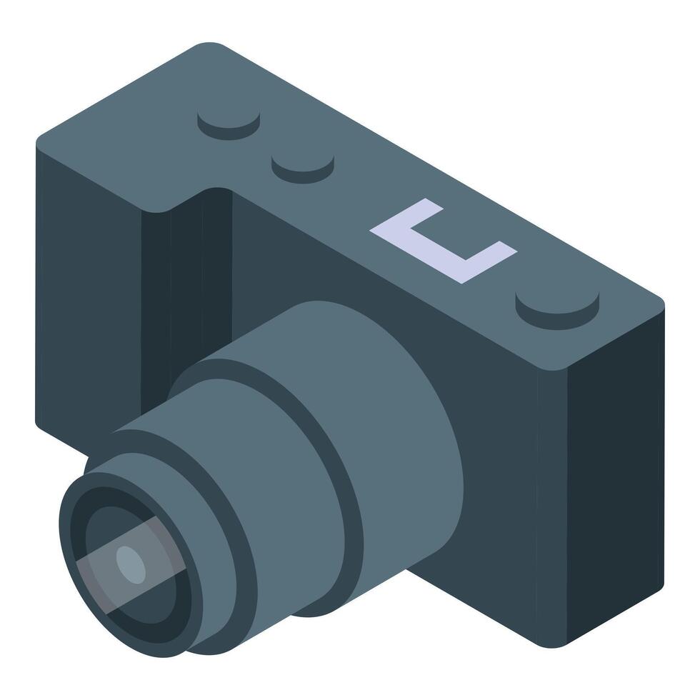 Modern digital camera capturing moments in stunning detail vector