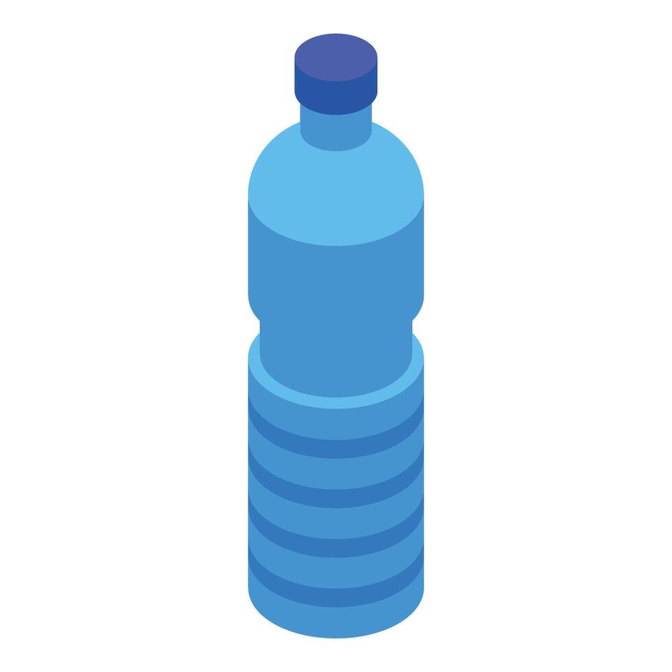 Water bottle isometric icon illustration vector