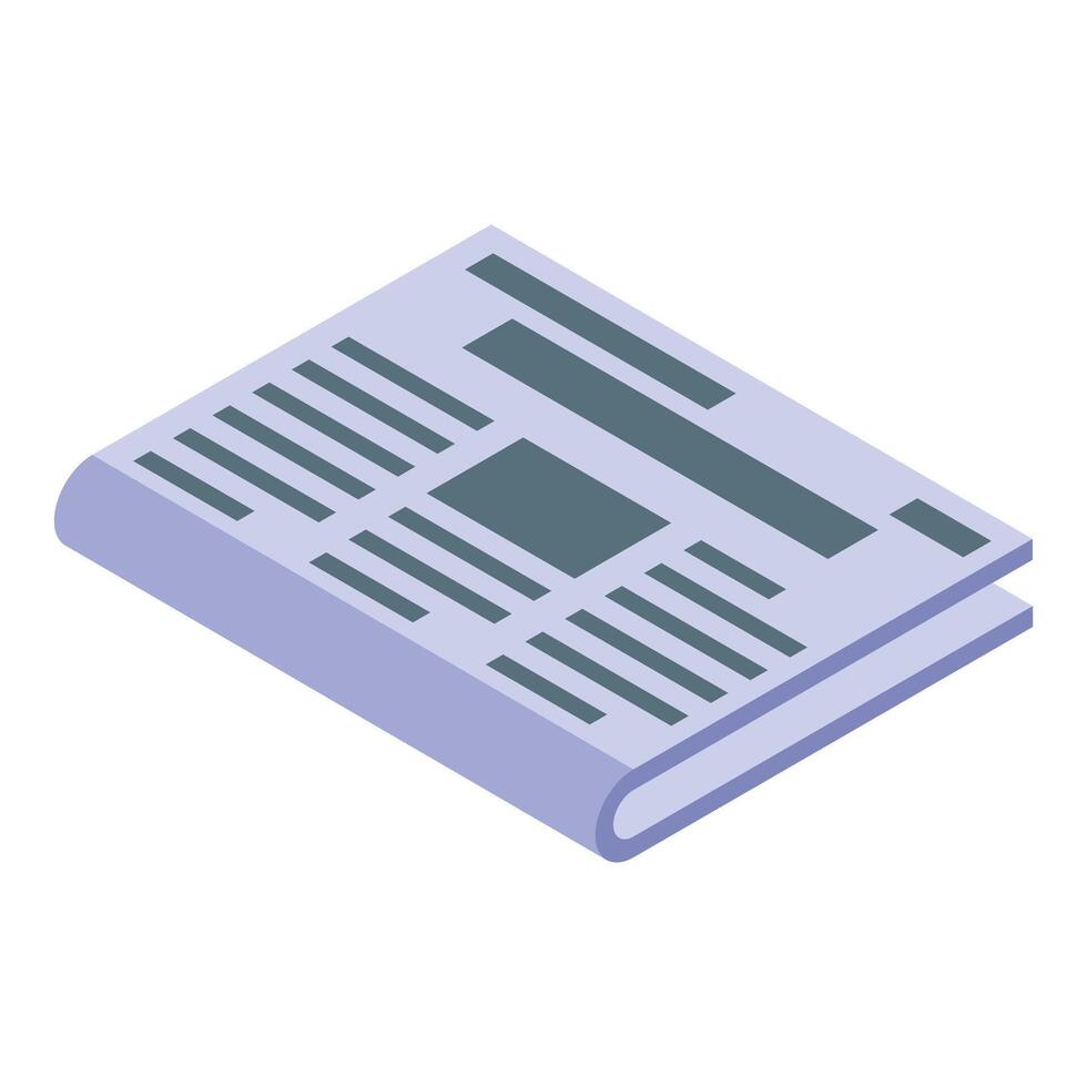 Folded newspaper delivering breaking news and headlines vector