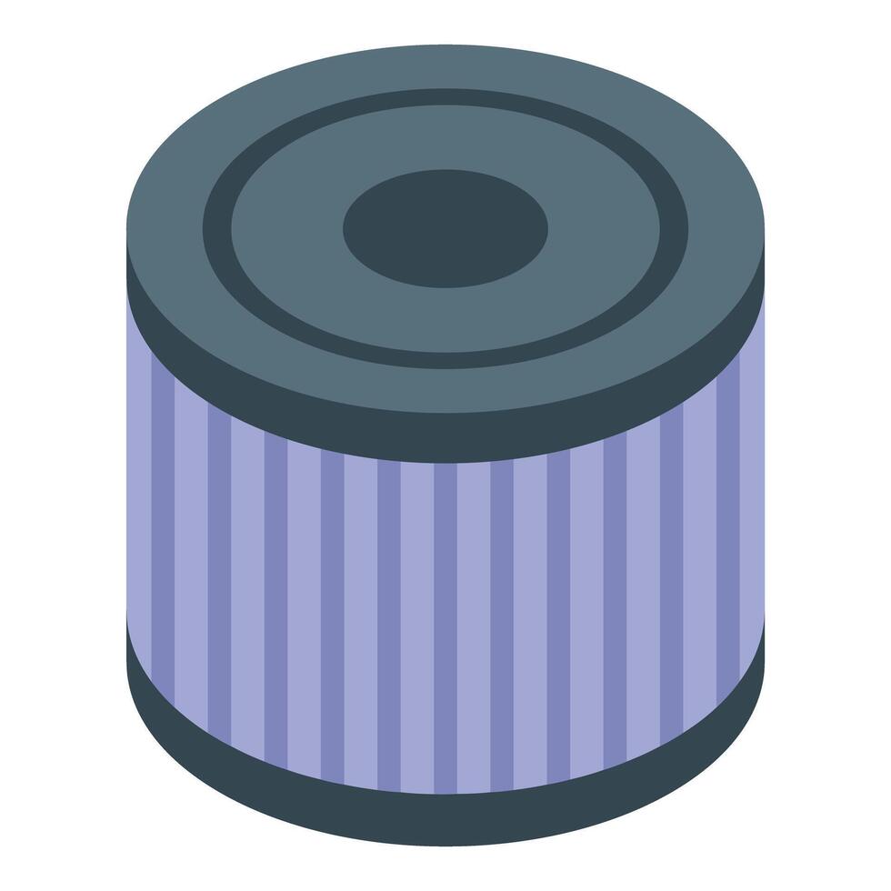 Car oil filter providing engine protection and preventing damage vector