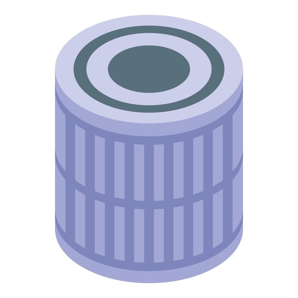 A cylinder with a lid on it vector