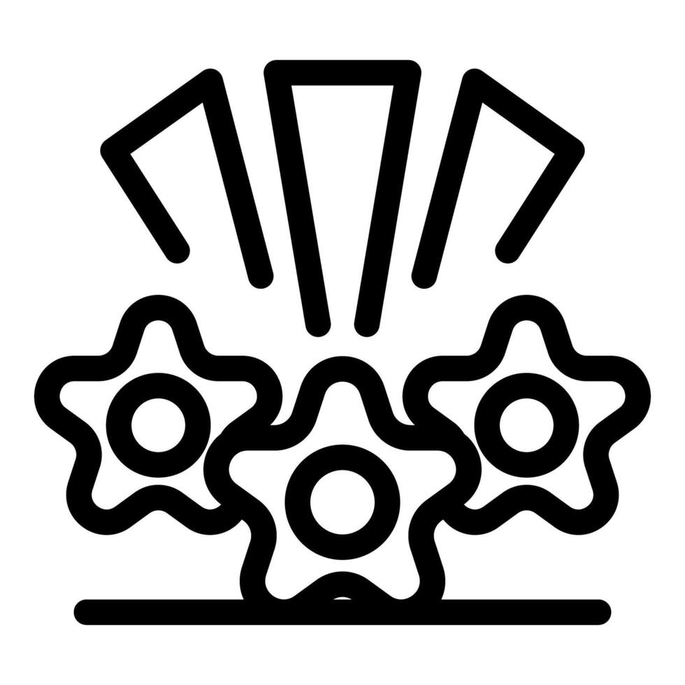 Gears generating a powerful energy burst, innovation and industrial power vector