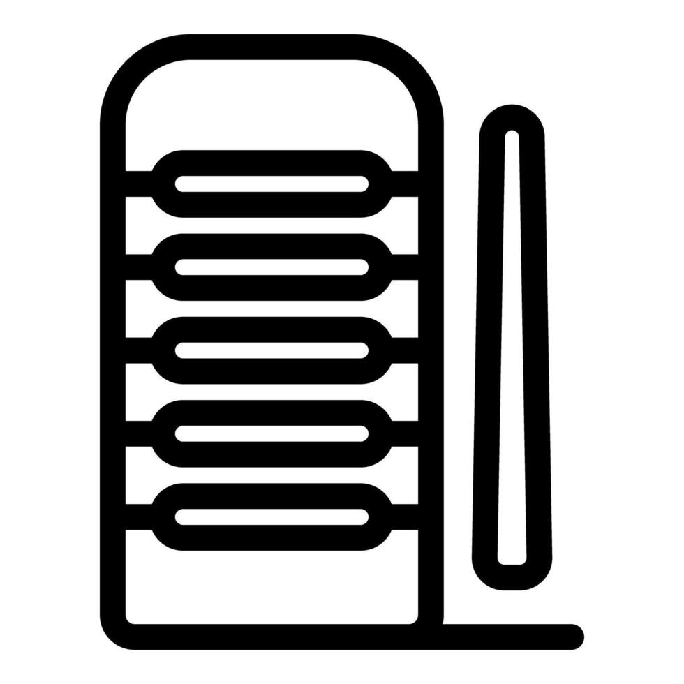 Hot dog machine keeping sausages warm for street food selling vector