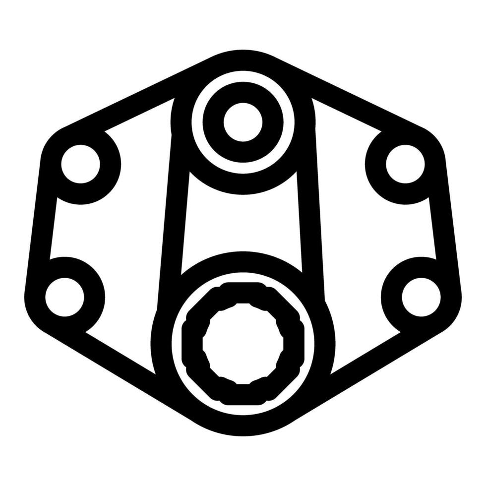 Timing belt kit ensuring smooth engine operation and preventing costly repairs vector