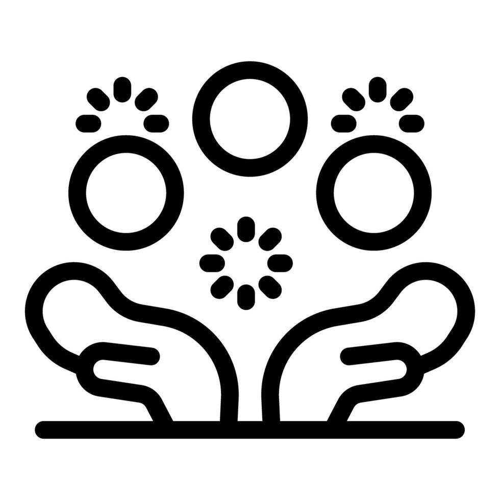 Juggling workload, multitasking businessman managing multiple projects with skill vector