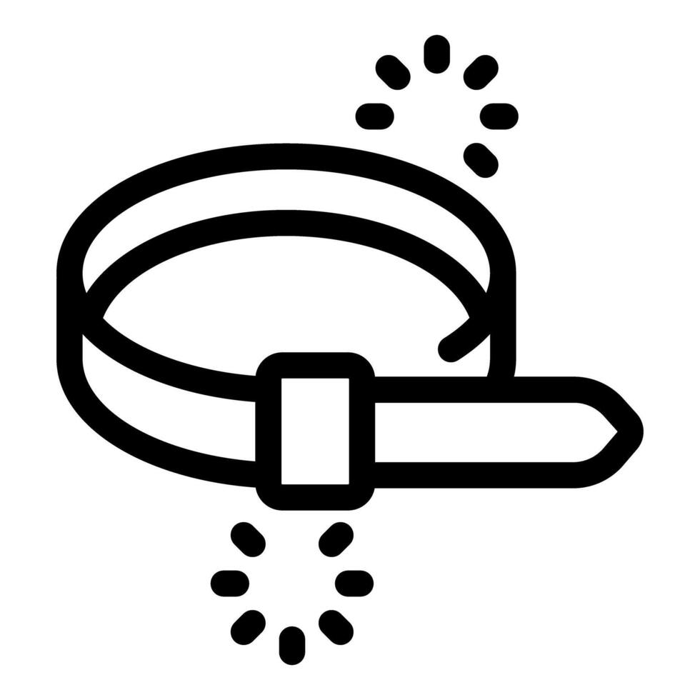 Tightening plastic cable tie, fastening wires and cables securely vector