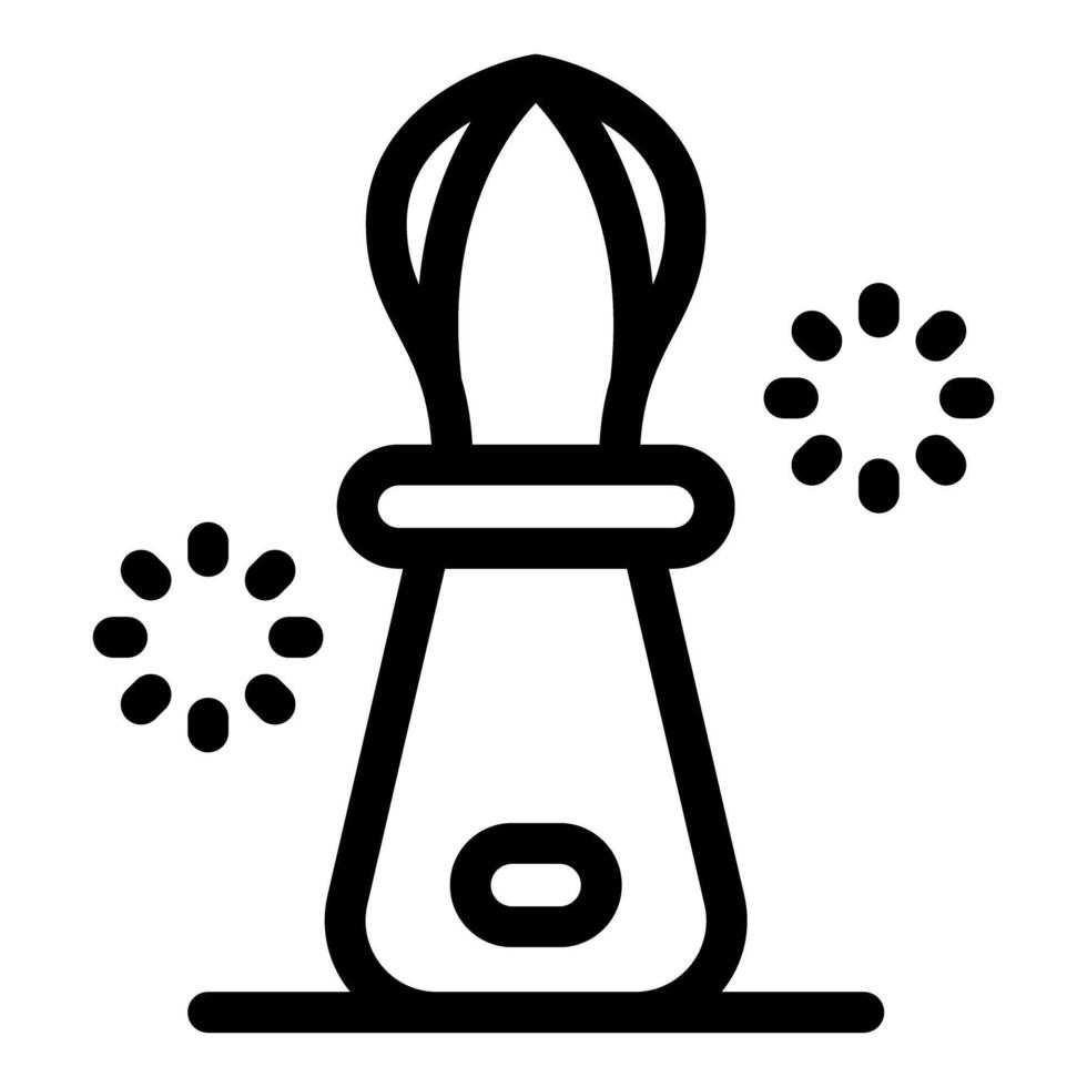 Modern blender mixing ingredients with rotating blades for smoothies and juices vector