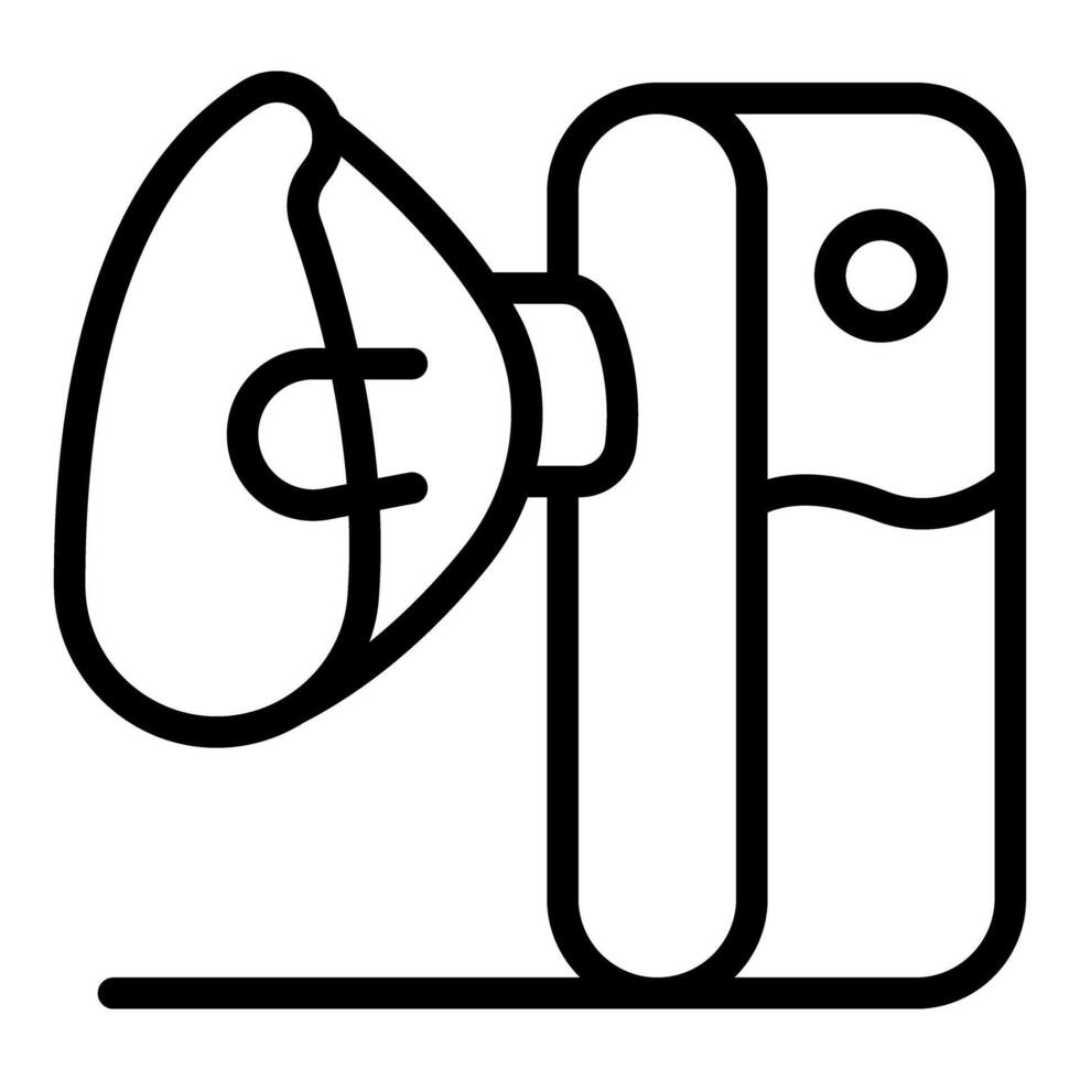 Oxygen mask connected to oxygen concentrator delivering supplemental oxygen vector