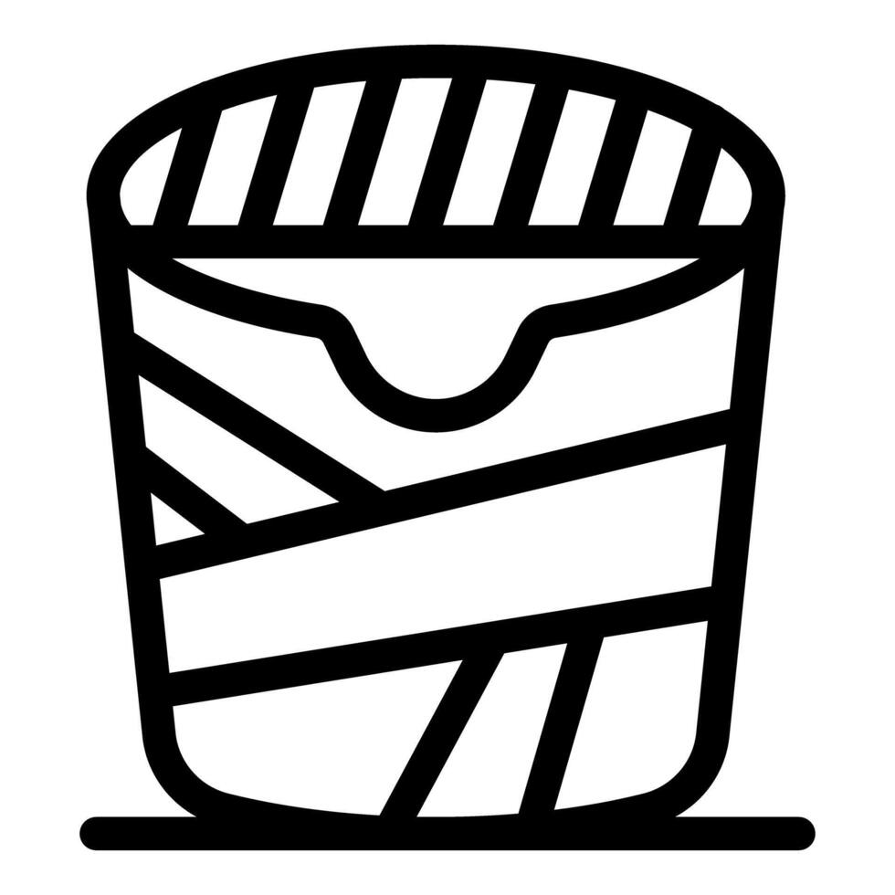 Delicious middle eastern dish, perfect for a quick and satisfying meal vector