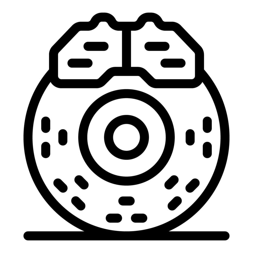 Brake system with disc and pads ensuring safe stopping vector