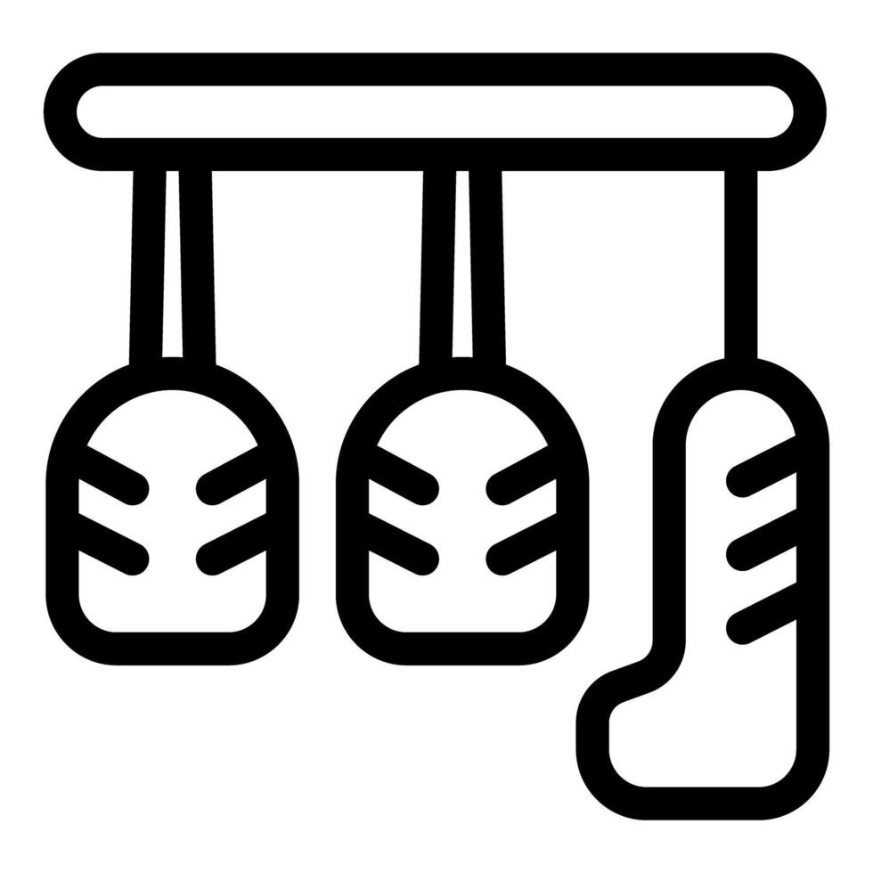 Bread oven icon illustration vector