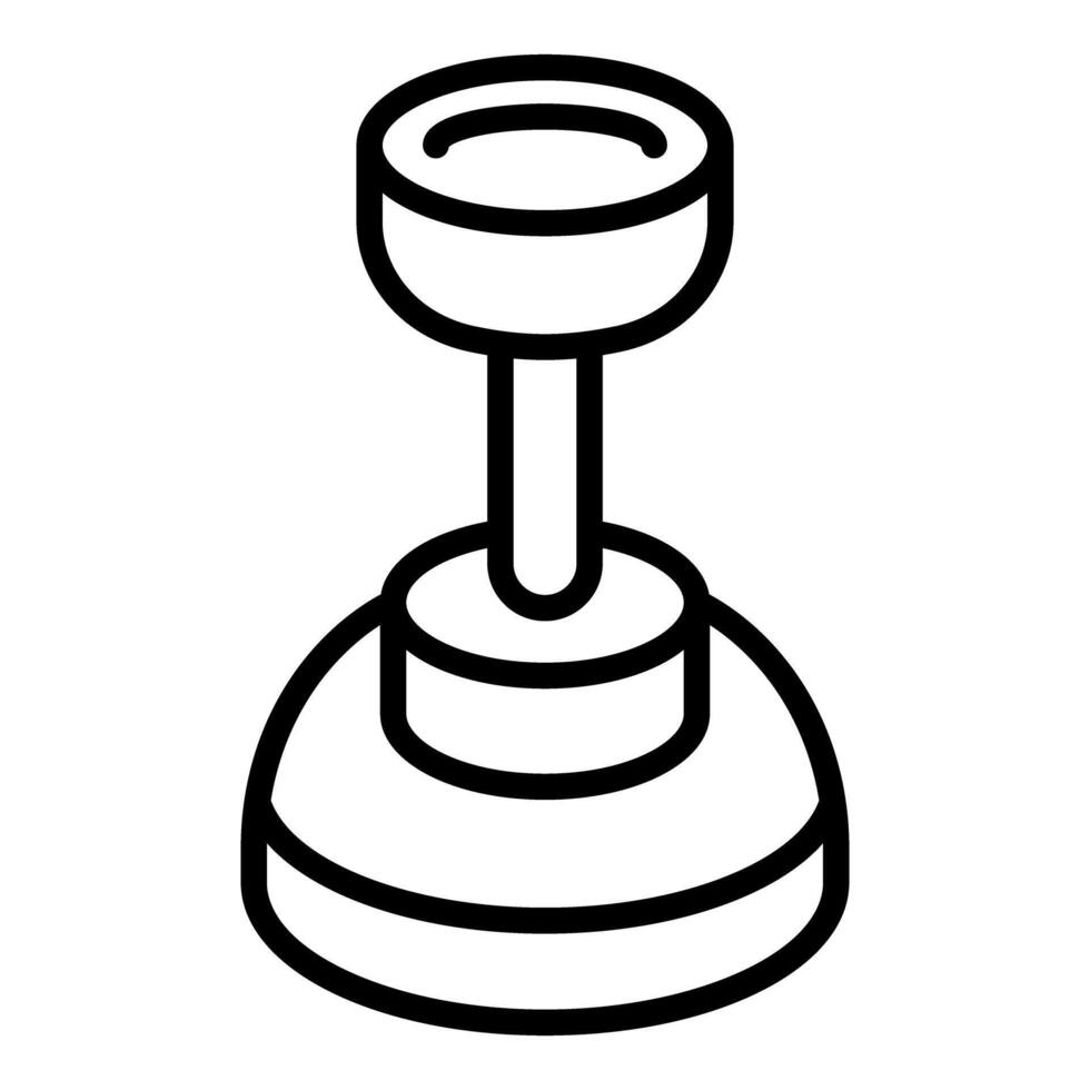 Gear stick shifting lever showing manual transmission control vector