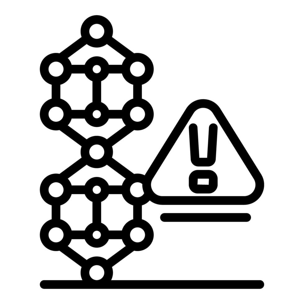 Network security alert, protecting digital connections from cyber threats vector