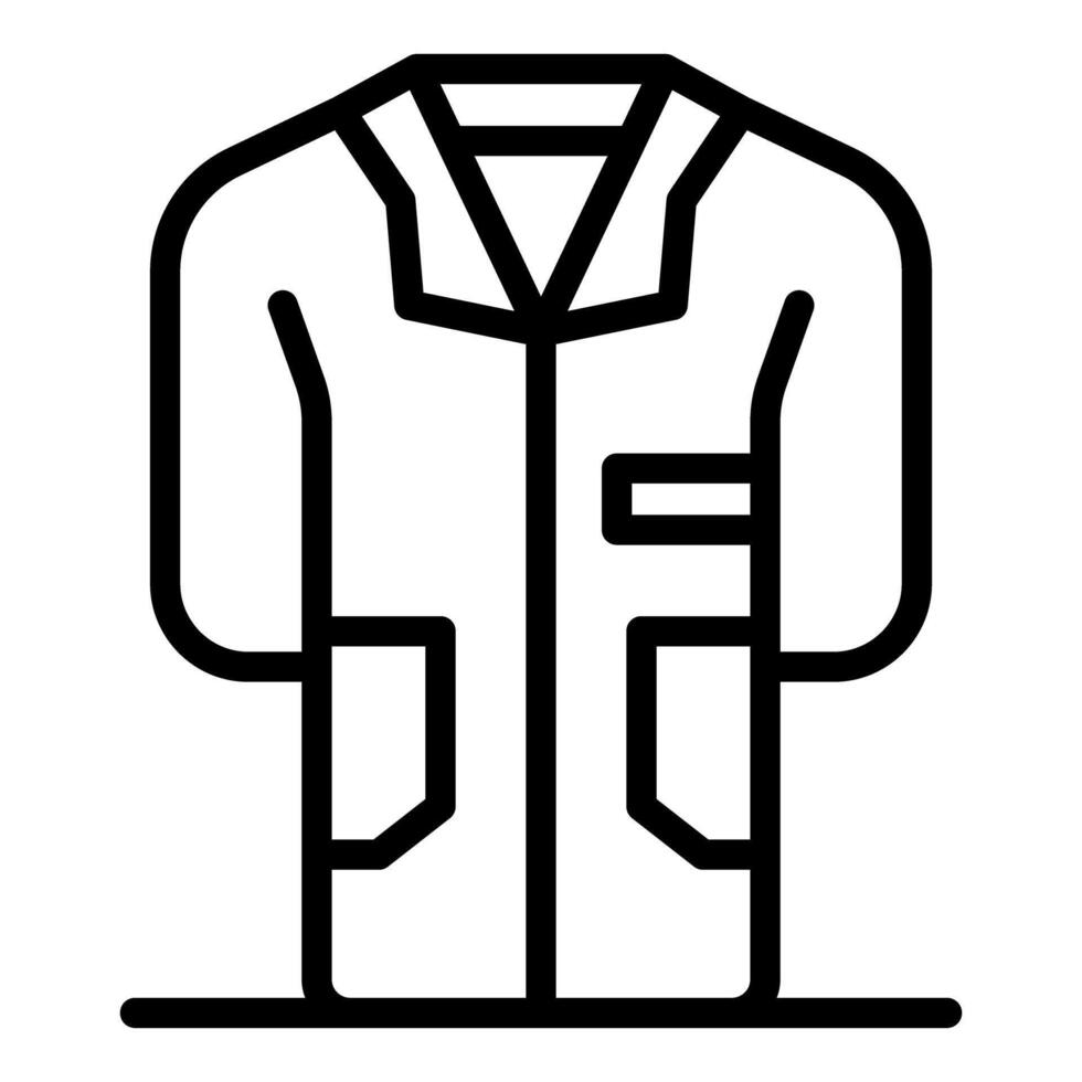 Doctor uniform protecting from virus and bacteria infection vector