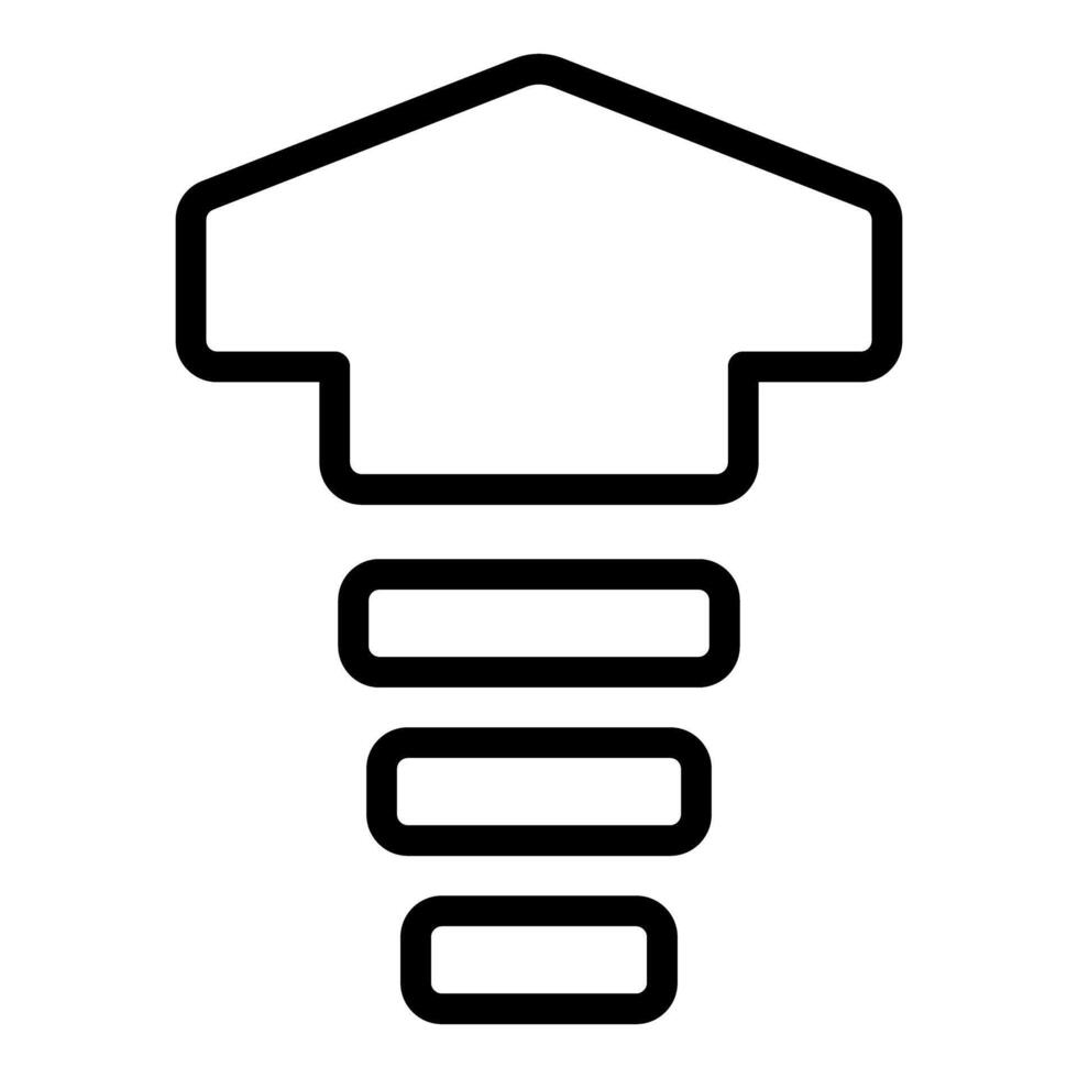 Sales funnel icon representing converting leads into customers vector