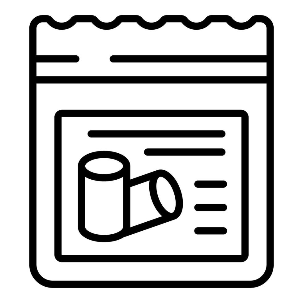 Inhaler package showing instructions and medical device vector