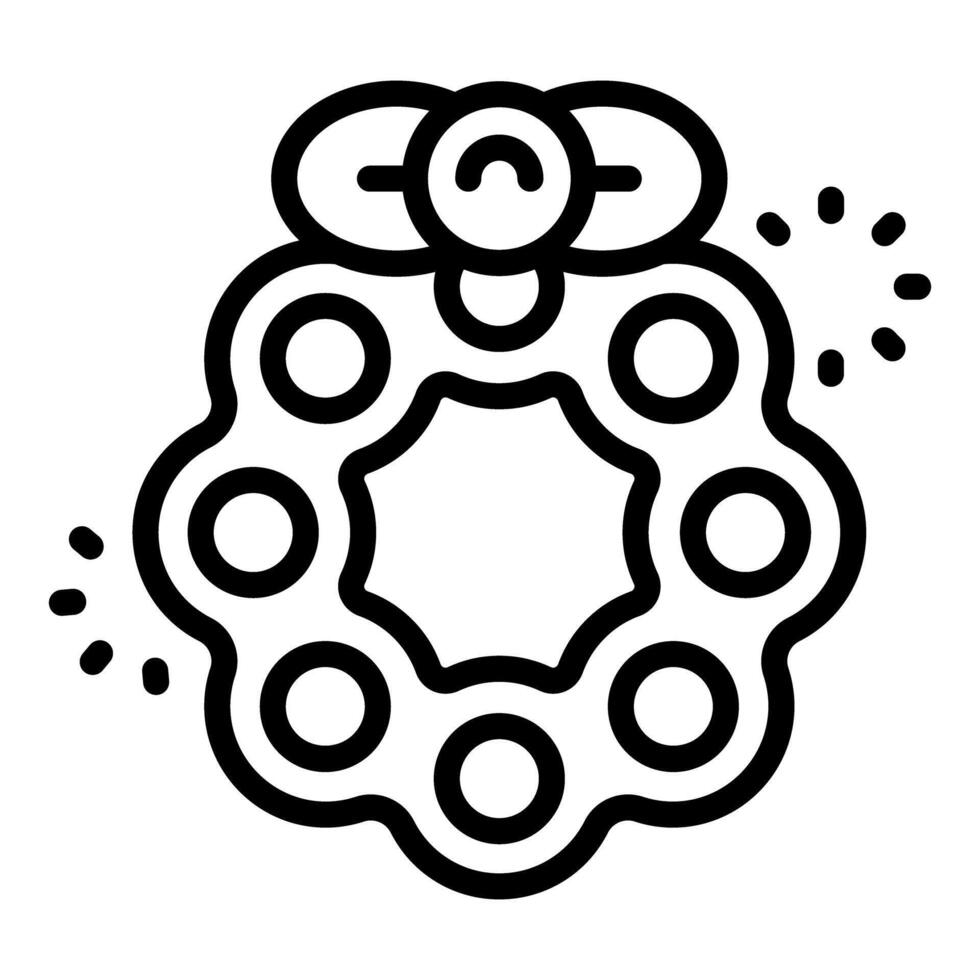 Pop it toy with rotating center and sparkling stars, calming sensory fidget for stress relief vector