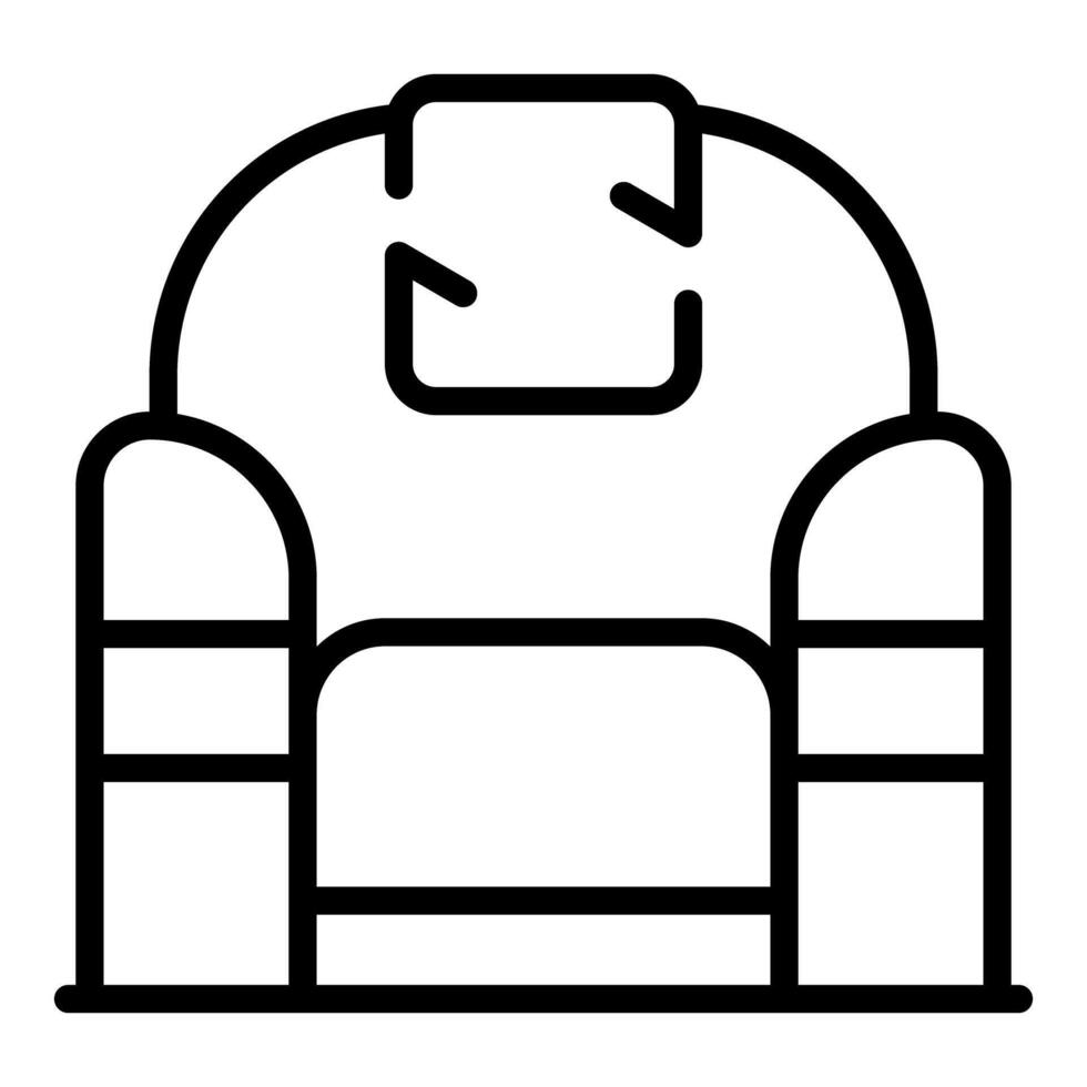 Magnetic resonance imaging scanner representing medical examination and healthcare vector