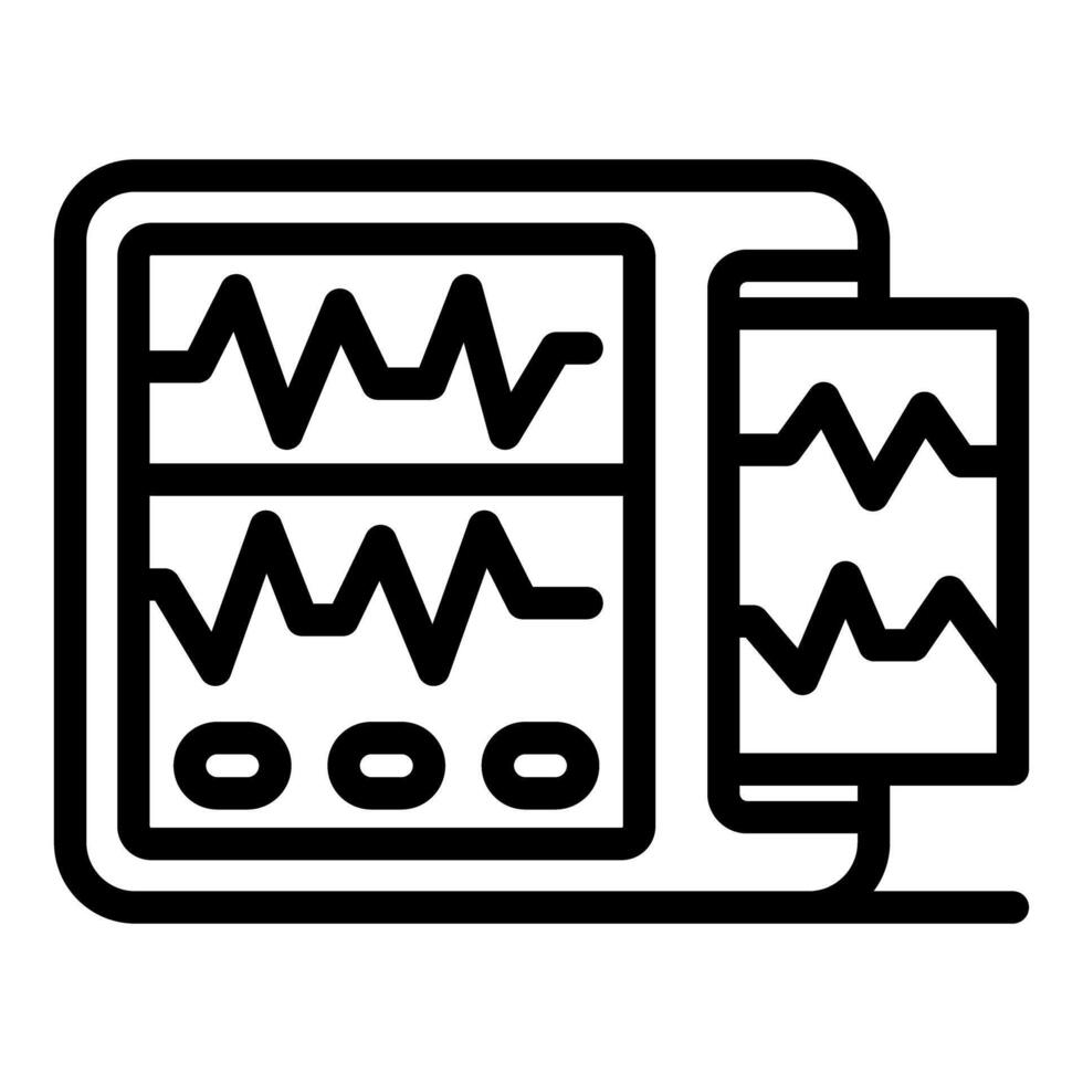 Electrocardiogram device measuring heart rate and rhythm vector