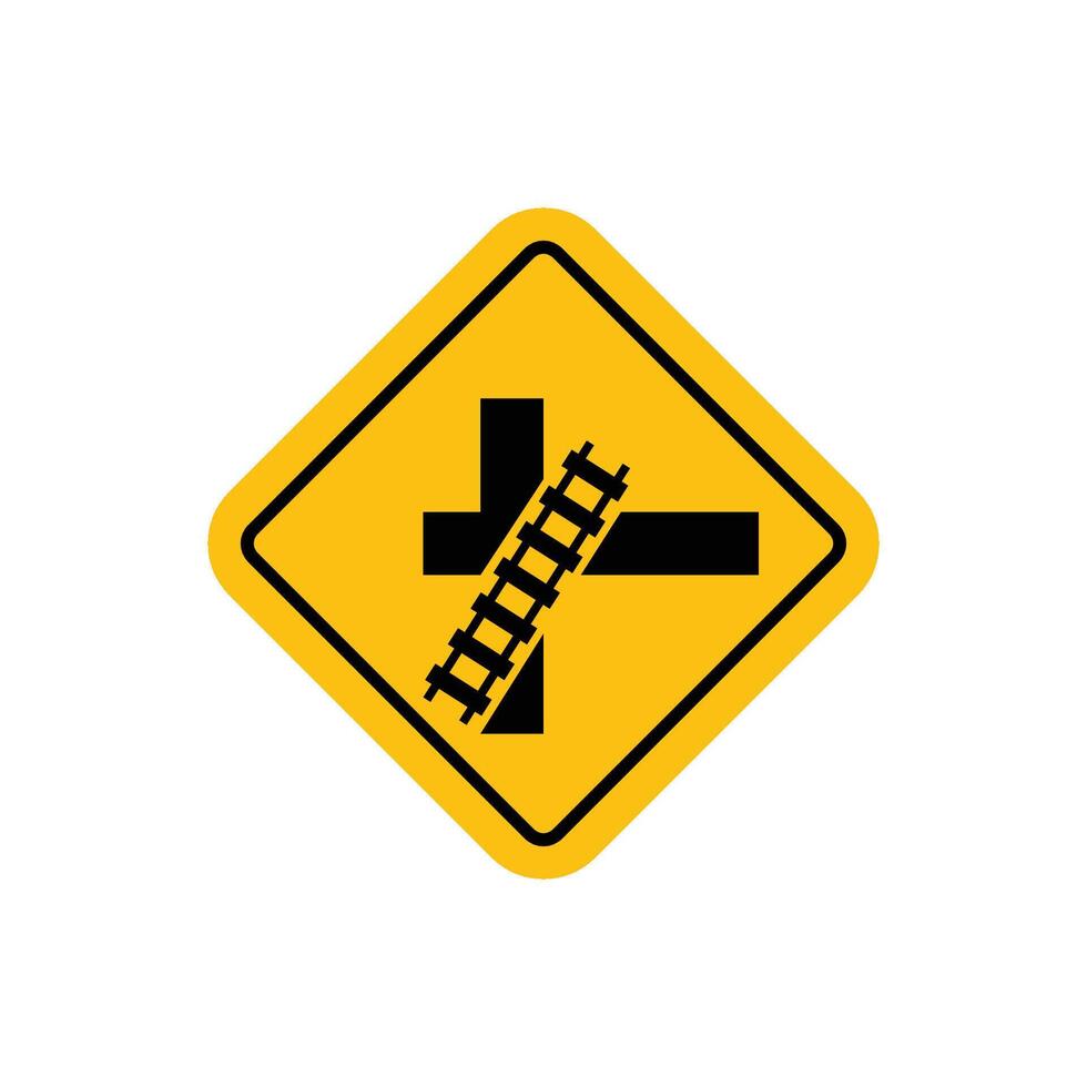 Train sign railway symbol icon vector