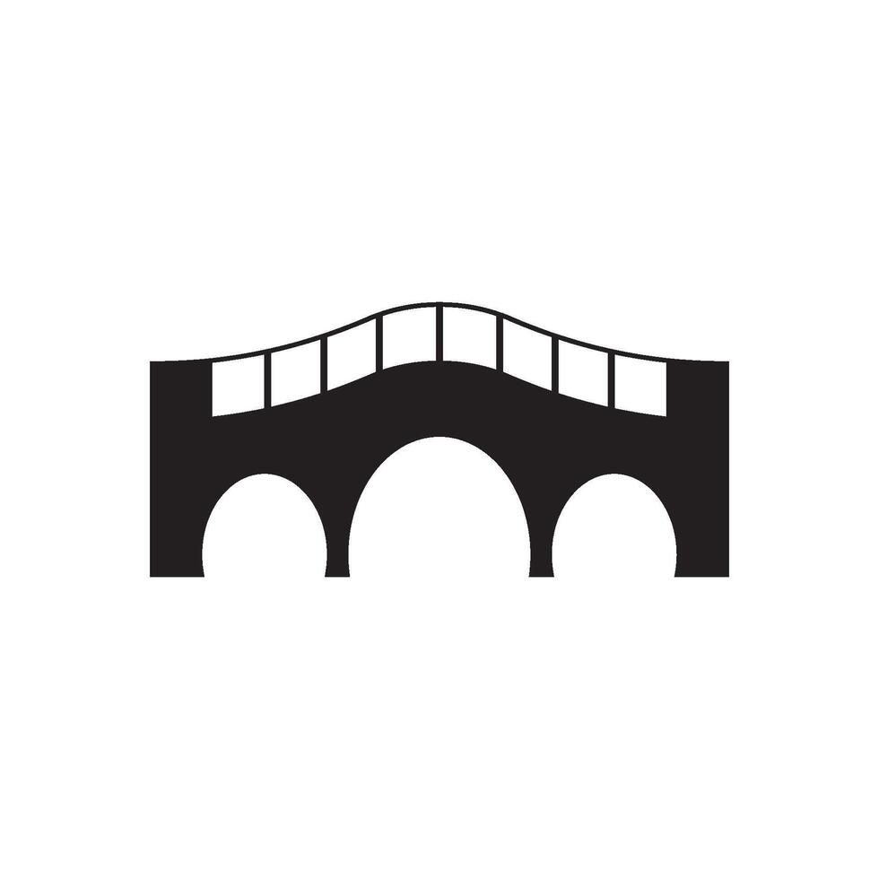 Bridge icon design vector