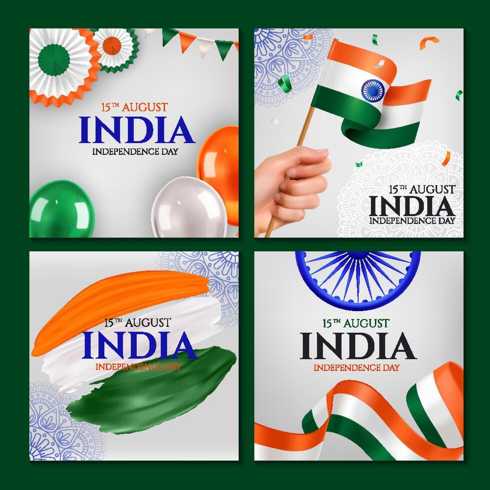 India Independence Day graphics vector