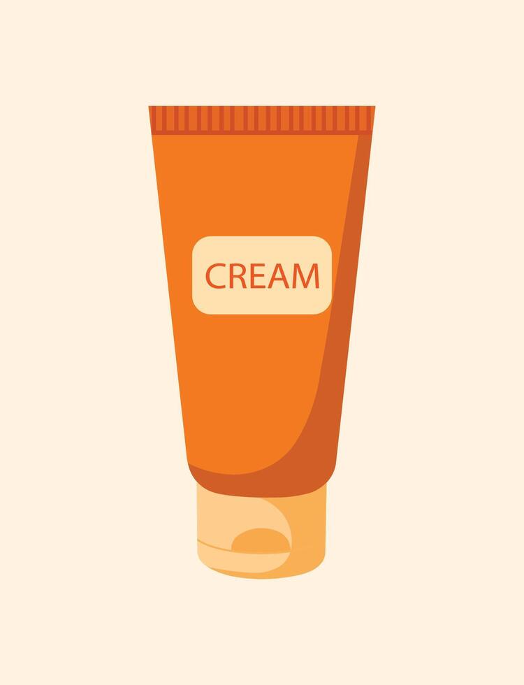 tube for skincare, cream for body vector