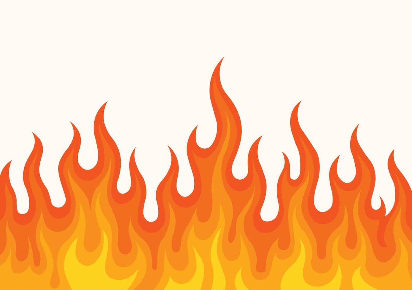 Fiery Flames on backround vector