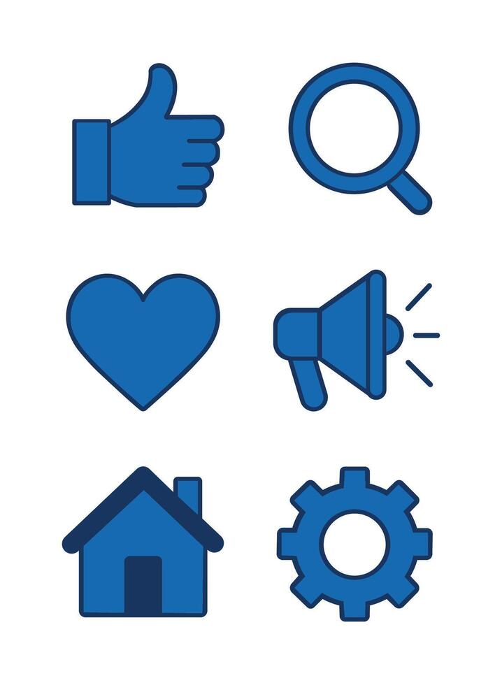 Social media icons set illustration vector
