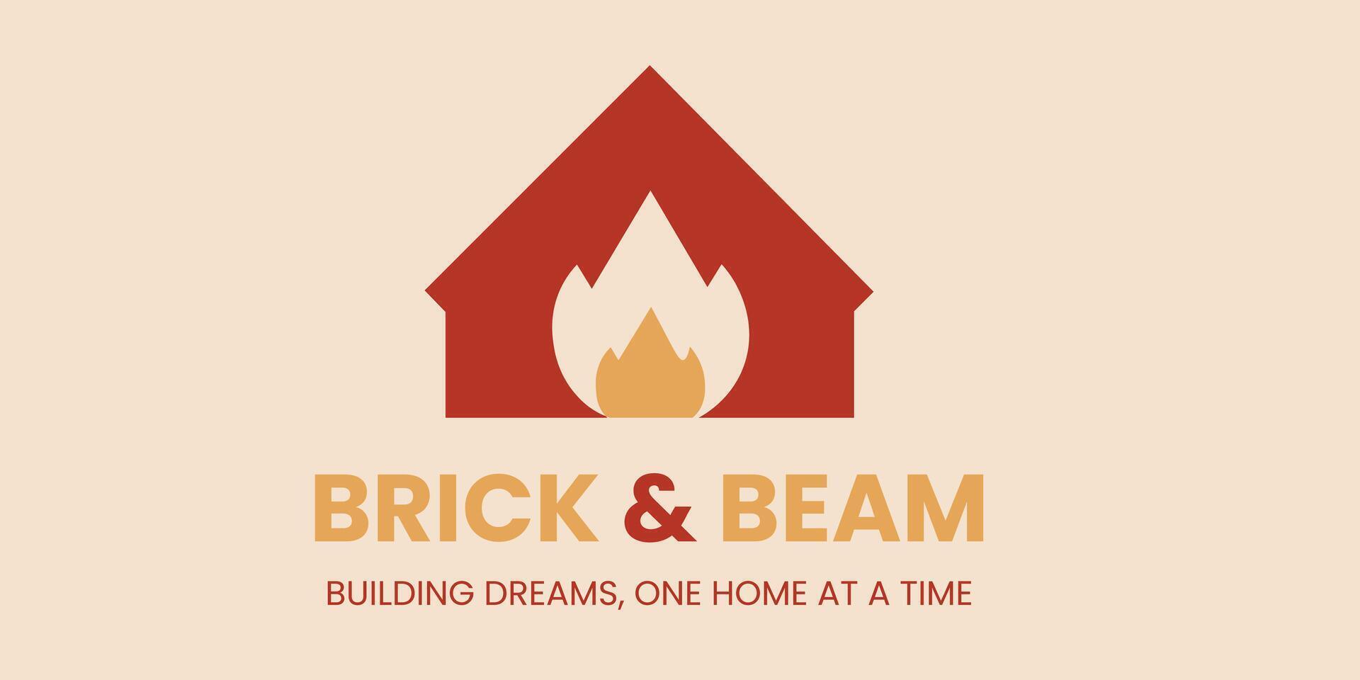 Brick and Beam Logo vector