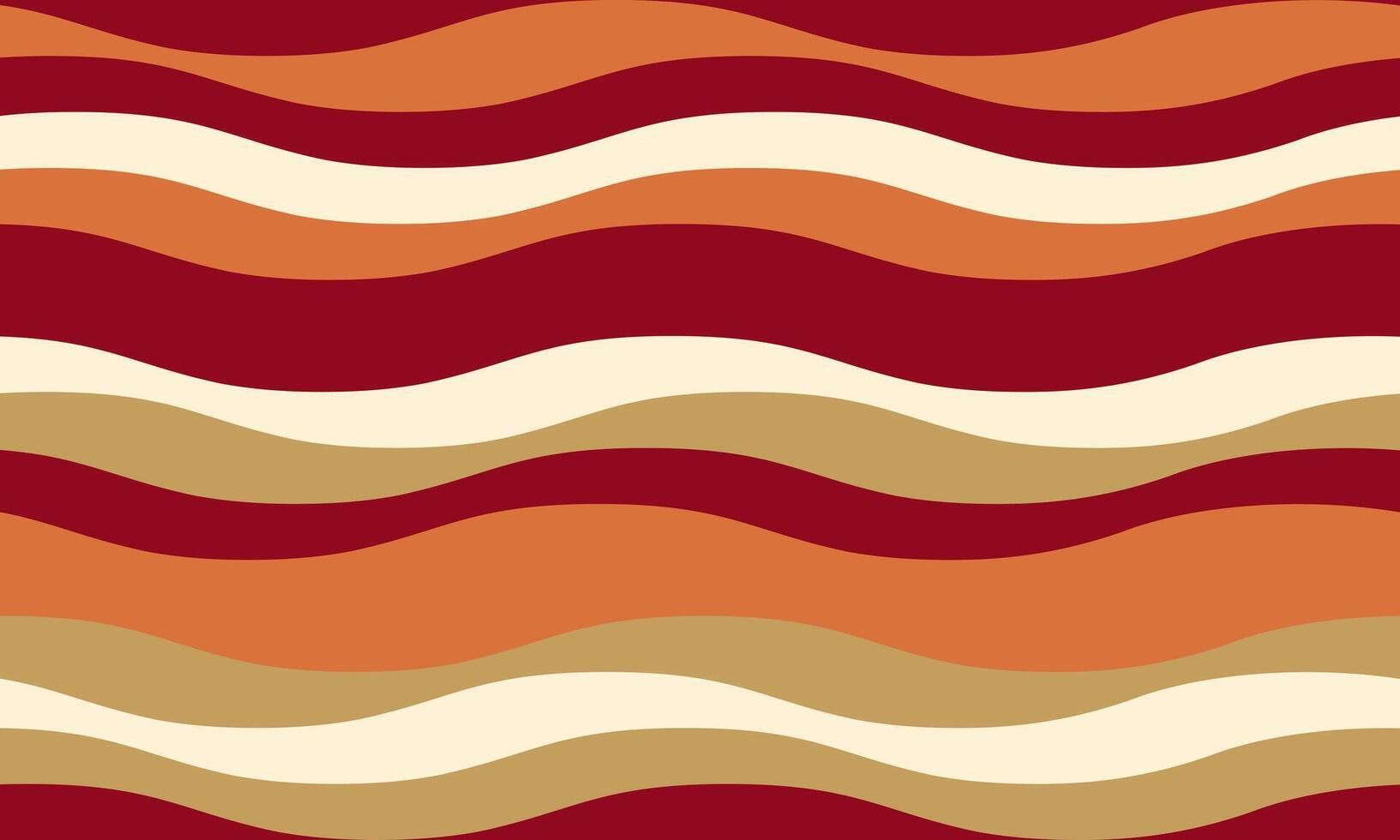 Abstract wavy stripes in warm autumnal tones. Perfect for fallthemed designs, website backgrounds, or textile prints. vector
