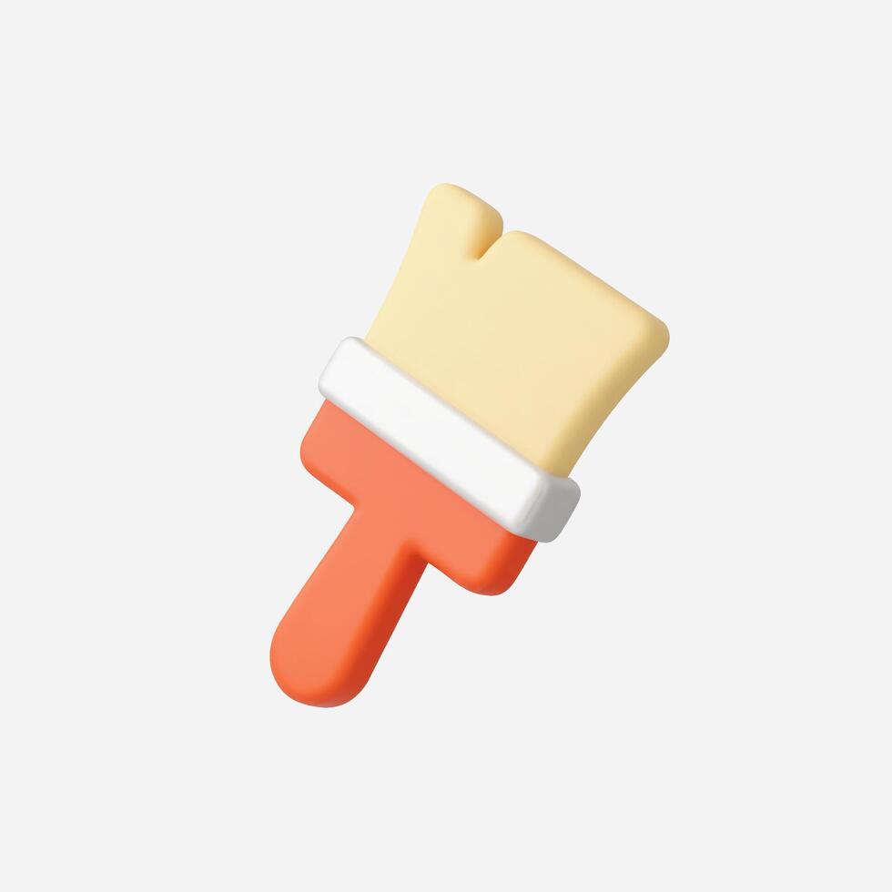 A colorful ice cream popsicle with a fun and playful design. vector