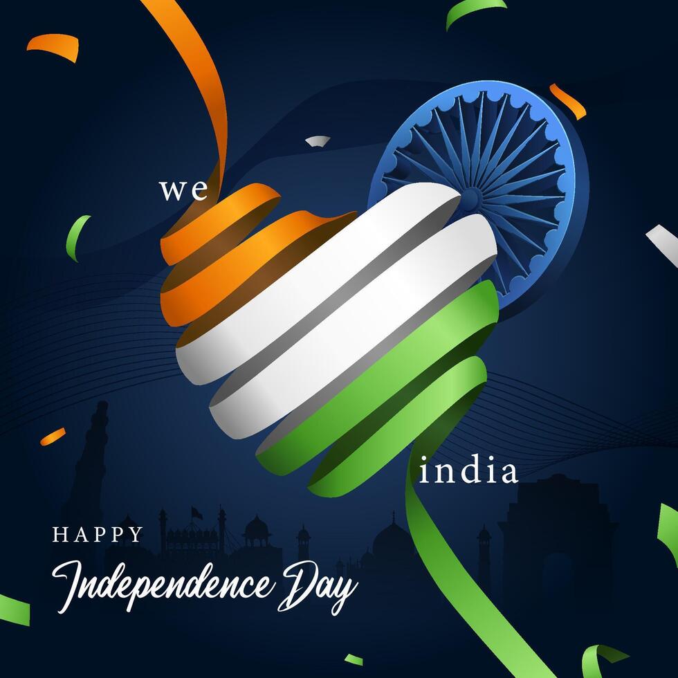 Independence Day graphic design vector