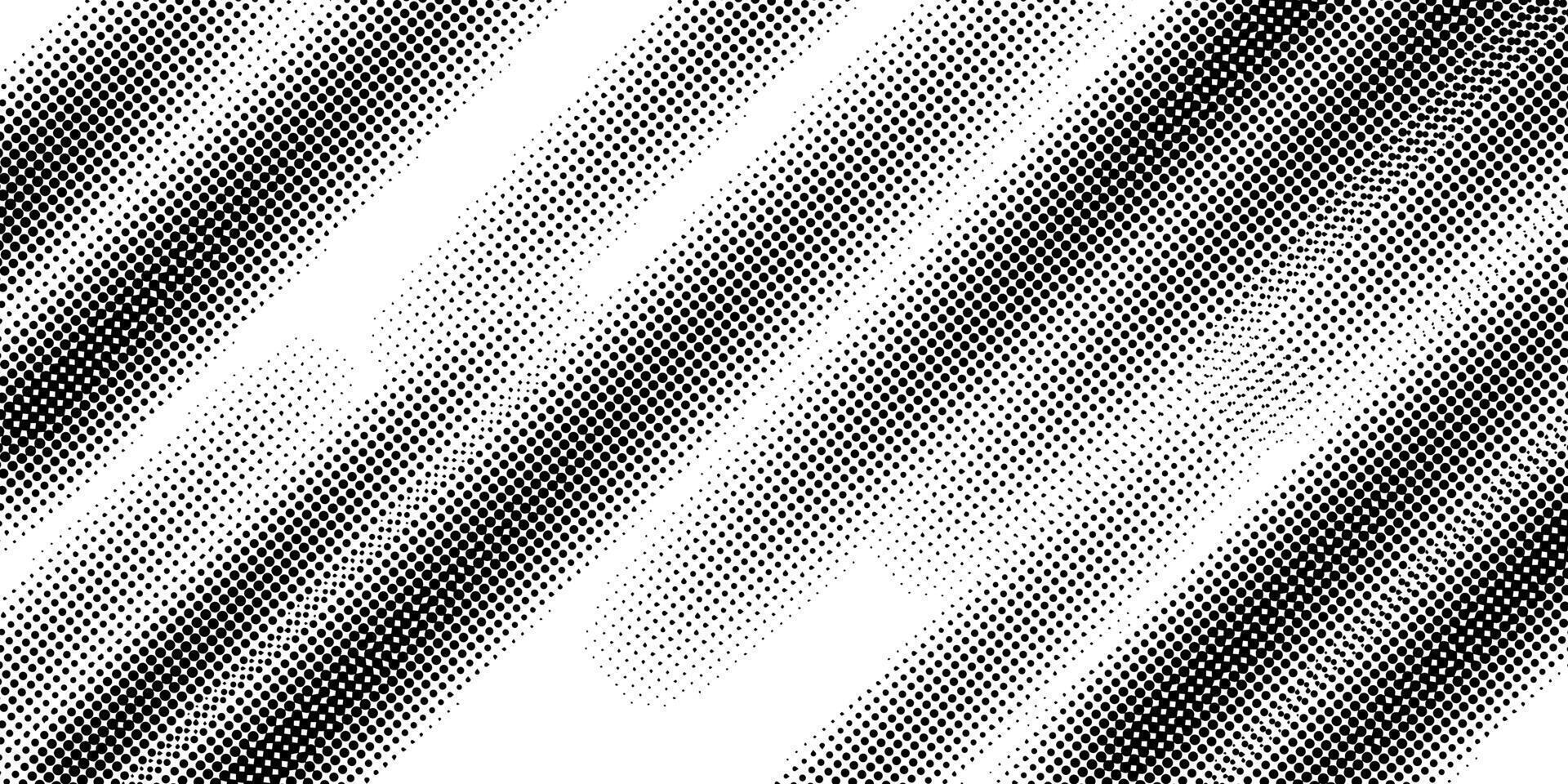 dotted halftone abstract wavy gradient background black and white vector
