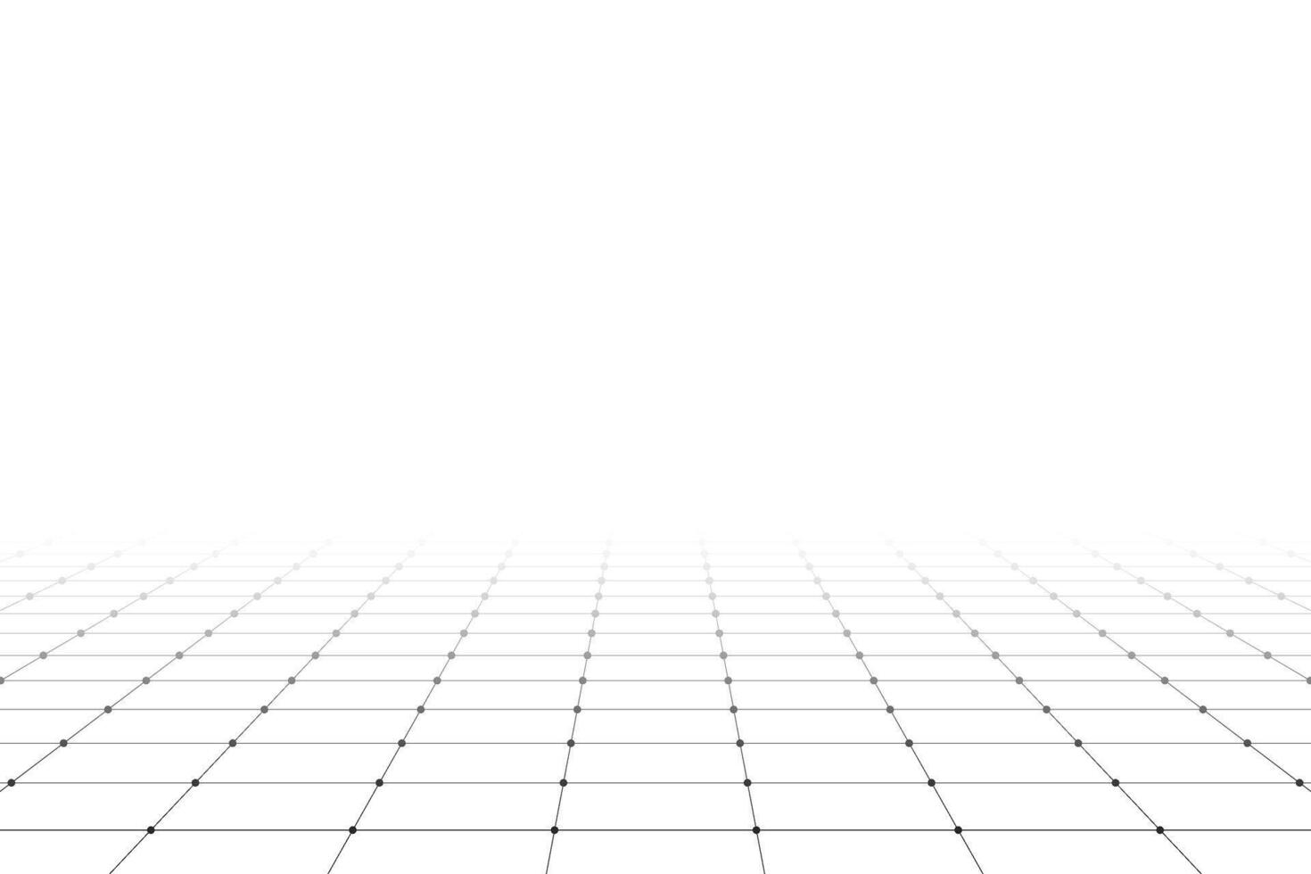 Perspective grid wireframe landscape on white background. design vector