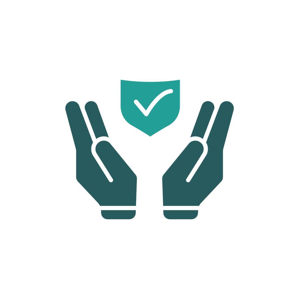 secured icons colors design vector