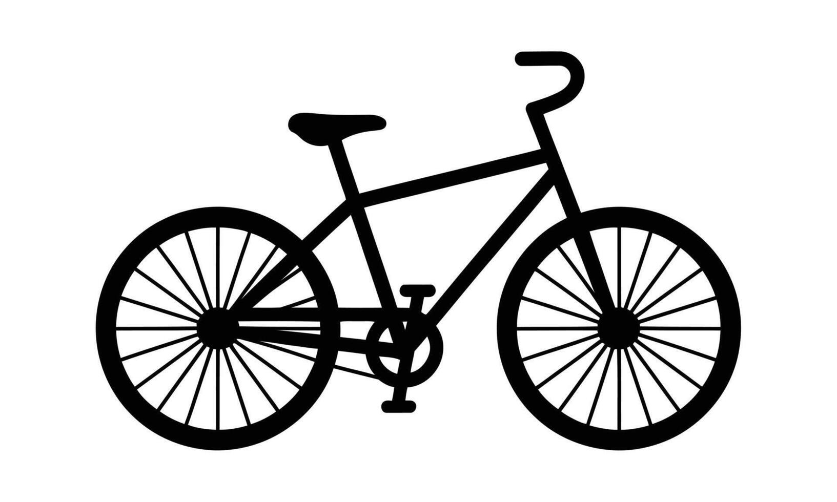 Cycling person silhouette design vector